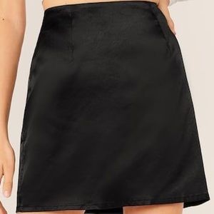 Oscar De La Renta Satin Skirt